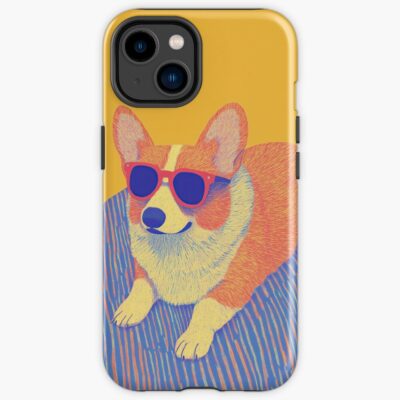 Cool Corgi Vibes Iphone Case