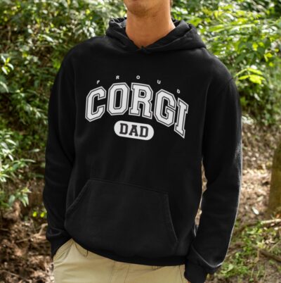 Funny Corgi Cartoon Style Hoodie