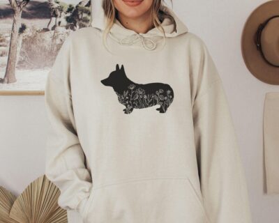 Happy Corgi Dog Lover Hoodie