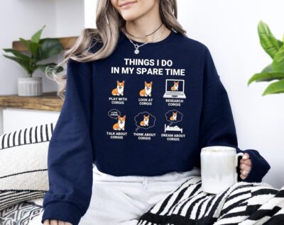 Cute Corgi Animal Lover Sweatshirt