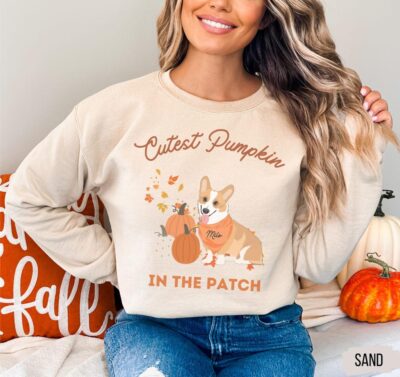 Funny Corgi Pet Retro Sweatshirt