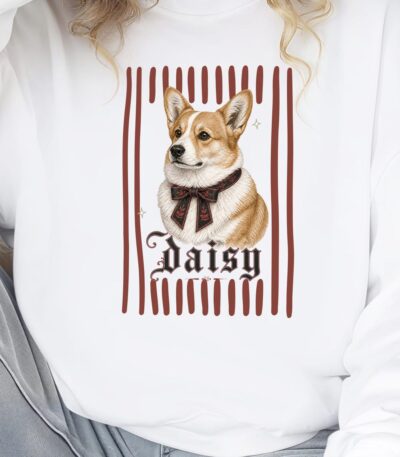 Funny Corgi Design Custom Sweatshirt