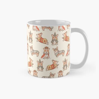 Medieval Fantasy Corgi Pattern Mug