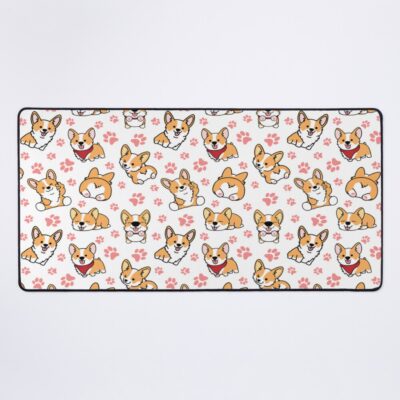 Cute Corgis Pattern Mouse Pad