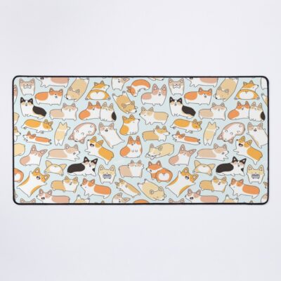 Corgilicious Corgi Doodle Mouse Pad