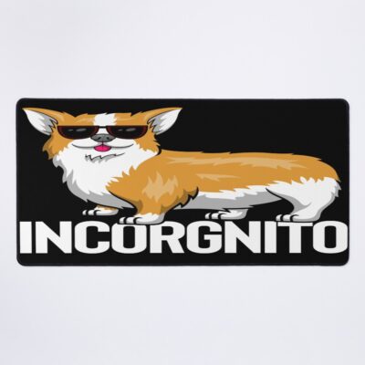 Incognito Corgi Mouse Pad