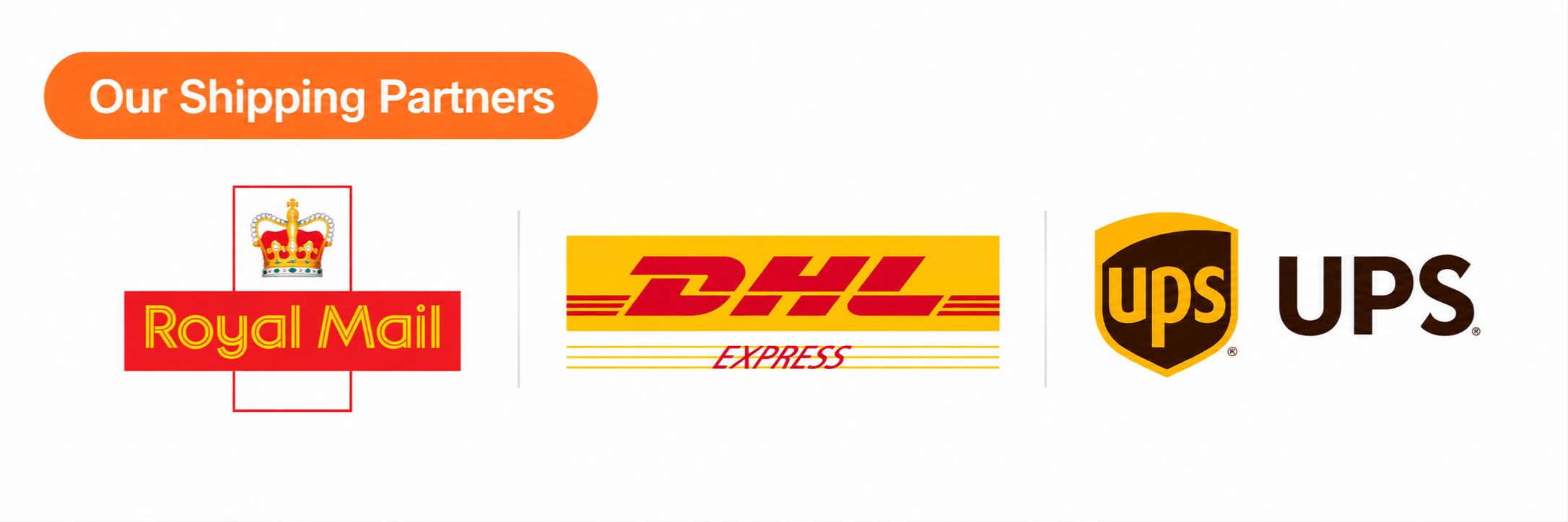 Our Shipping Partners - Corgi Gifts UK