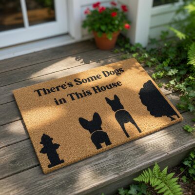 Corgi Funny Pet Lover Welcome Doormat
